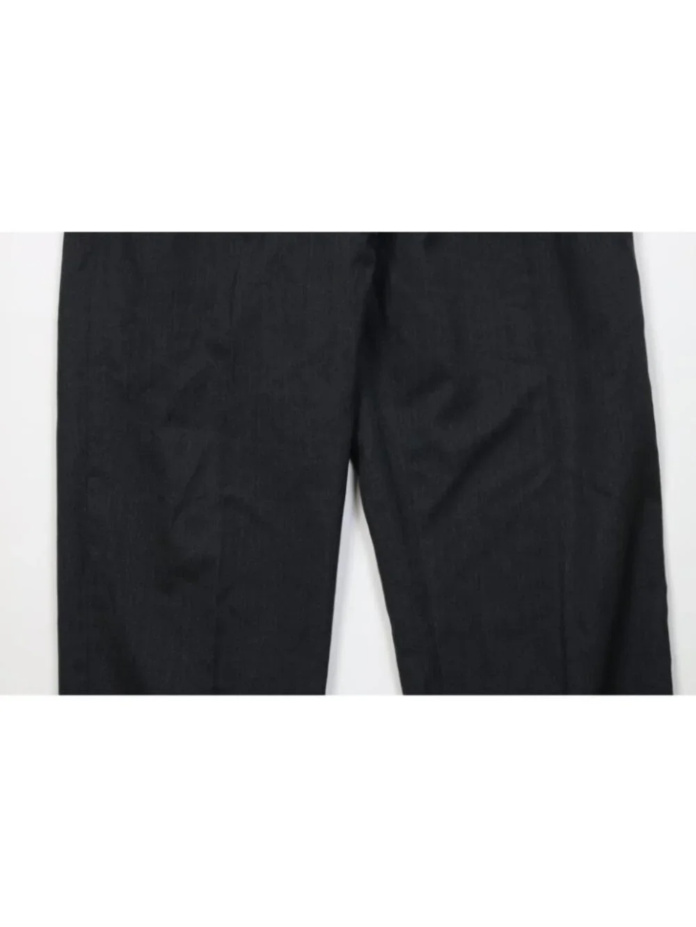 Vintage 90s Streetwear Mens 40x28 Wool Blend Knit Wide Leg Chino Pants Gray